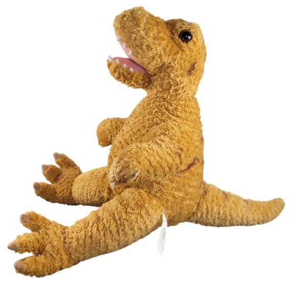 Vintage Build-A-Bear T-Rex Dinosaur Plush 17" Brown Stuffed Animal Toy - Picture 1 of 16